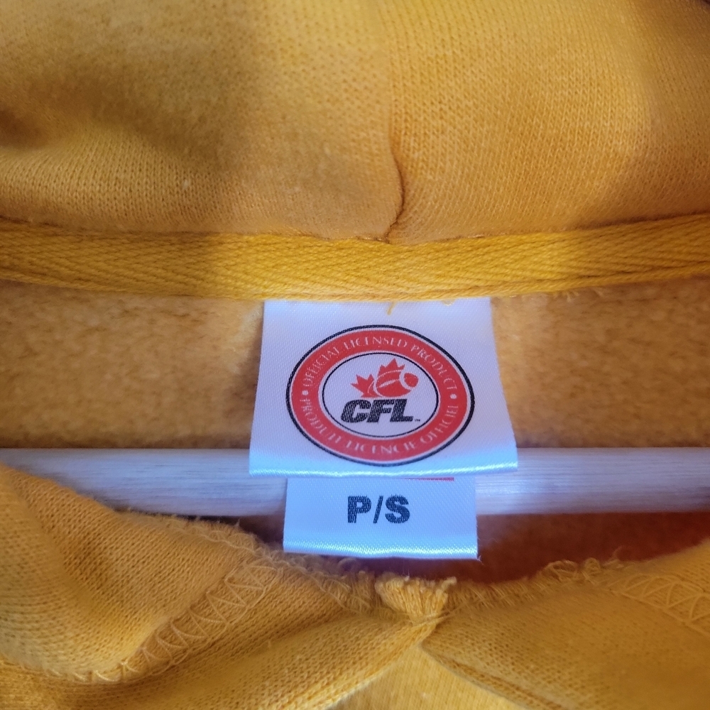 CFL EDMONTON Eskimos Size S Double E Hoodie Sport Cozy Fleece Lined - Picture 3 of 7
